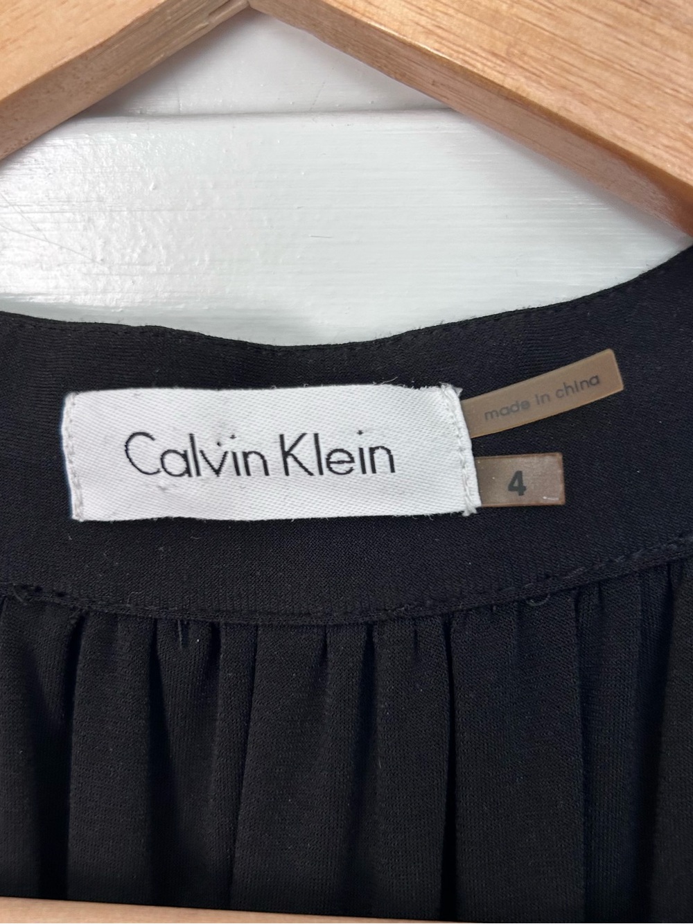 🖤MAKE OFFER🖤 Calvin Klein Black V-Neck Halter Maxi Evening Gown Sleeveless 4 - Picture 5 of 8